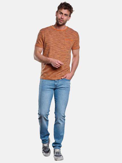engbers Herren T-Shirt gestreift Dunkelorange 33108 engbers Herren T-Shirt gestreift Dunkelorange 33108