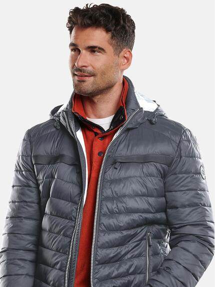 engbers Herren Steppjacke mit abnehmbarer Kapuze Grau 31854 engbers Herren Steppjacke mit abnehmbarer Kapuze Grau 31854
