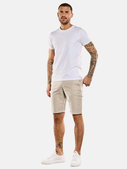emilio adani Herren Bermuda-Cargo mit Leinen-Anteil Beige 33207 emilio adani Herren Bermuda-Cargo mit Leinen-Anteil Beige 33207