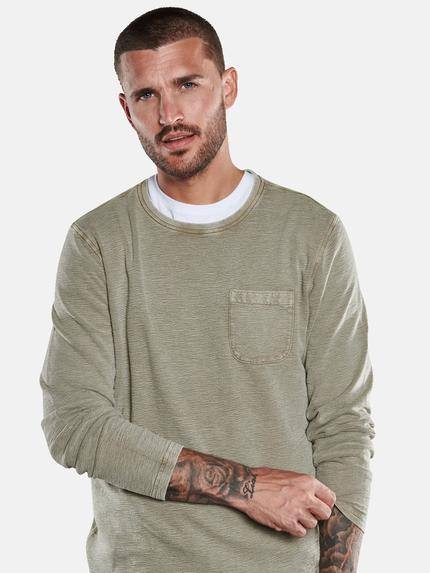 emilio adani Herren Langarm-Shirt mit besonderer Waschung Braun 33422 emilio adani Herren Langarm-Shirt mit besonderer Waschung Braun 33422