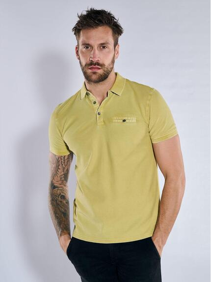emilio adani Polo-Shirt uni Safrangelb