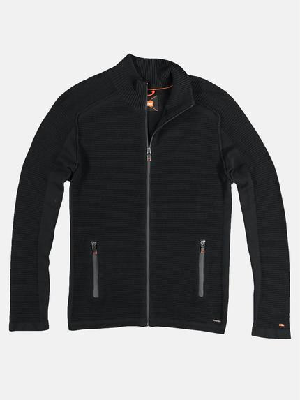 emilio adani Herren softe Strickjacke mit unterschiedlichen Strukturen Schwarz 28938 emilio adani Herren softe Strickjacke mit unterschiedlichen Strukturen Schwarz 28938