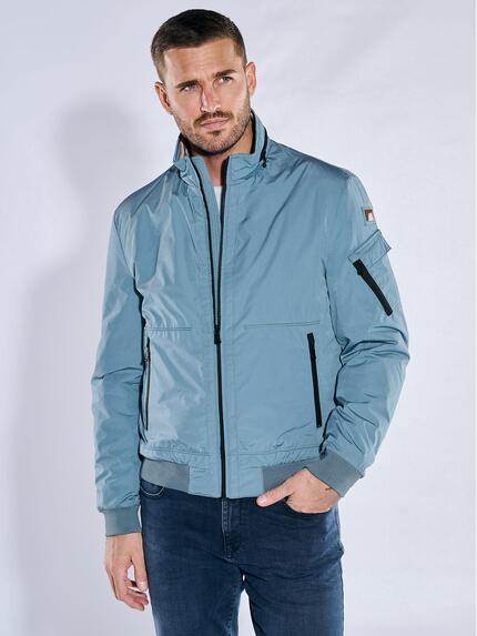 emilio adani Funktionsjacke regular Hellblau
