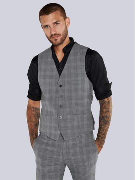 emilio adani Sakko-Weste slim fit Grau