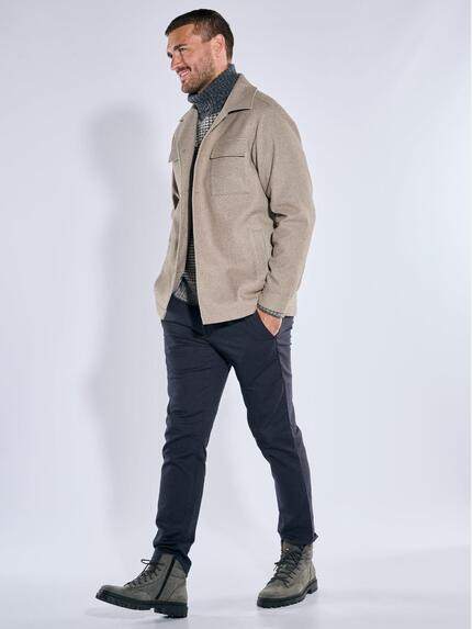 emilio adani Herren Jacke mit heraustrennbarem Inlet Beige 39479