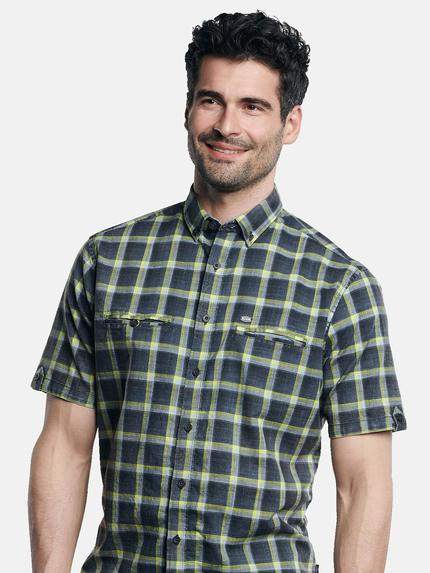 engbers Herren Hemd kariert Zitronengelb 32220 engbers Herren Hemd kariert Zitronengelb 32220