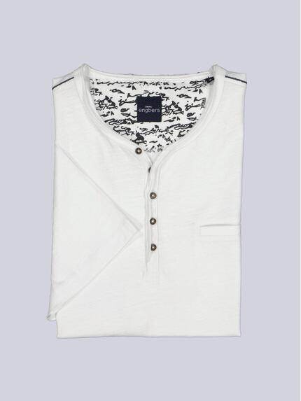 engbers Herren Henley-Shirt "My Favorite" regular Reinweiss 34405 engbers Herren Henley-Shirt "My Favorite" regular Reinweiss 34405