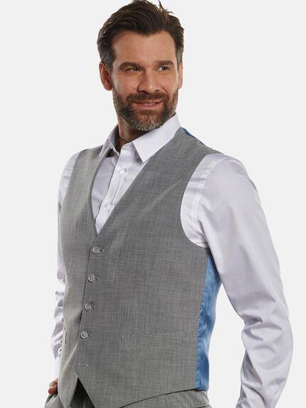 engbers Herren Anzugweste hochelastisch Kieselgrau 32774 engbers Herren Anzugweste hochelastisch Kieselgrau 32774