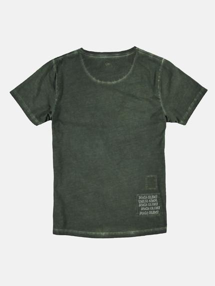 emilio adani Herren Rundhals T-Shirt Grün 26367 emilio adani Herren Rundhals T-Shirt Grün 26367