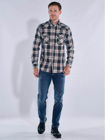 engbers Herren Langarm-Hemd gemustert Feuerrot 39635 engbers Herren Langarm-Hemd gemustert Feuerrot 39635