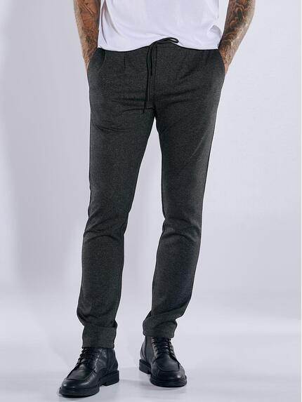 emilio adani Herren Chino slim fit Grau 37609