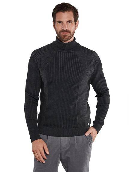 ENGBERS GERMANY Pullover aus Merinowolle Schwarz