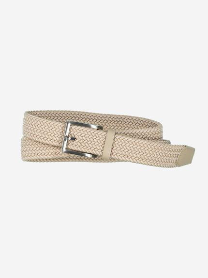 engbers Textilgürtel geflochten Beige