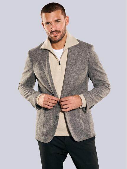 emilio adani Freizeit-Sakko slim fit Hellbraun