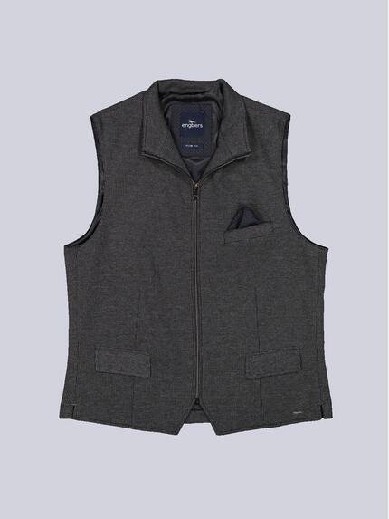 engbers Herren Sakko-Weste slim fit Grau 35492 engbers Herren Sakko-Weste slim fit Grau 35492