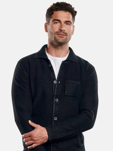 engbers Herren Strick Overshirt Schwarz 32448 engbers Herren Strick Overshirt Schwarz 32448