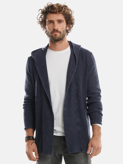 emilio adani Langer Strickcardigan Saphirblau