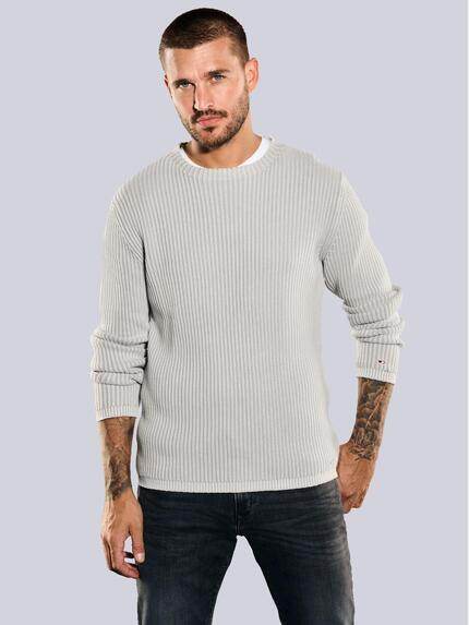 emilio adani Pullover regular Hellgrau