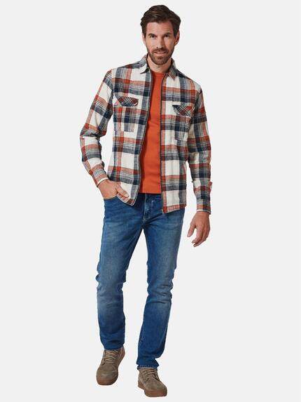 engbers Herren Langarm-Hemd kariert Orange 35208 engbers Herren Langarm-Hemd kariert Orange 35208