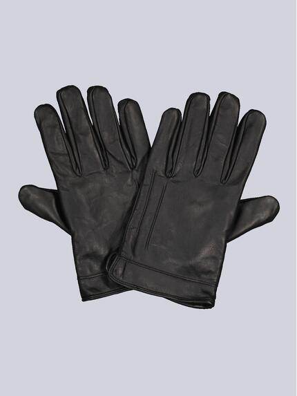 engbers Lederhandschuhe Schwarz