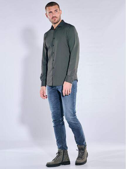 emilio adani Herren Innovatives Funktionshemd Anthrazit 39848