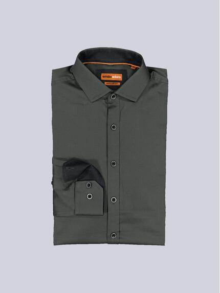 emilio adani Herren Langarm-Hemd "My Favorite" Oliv 34062 emilio adani Herren Langarm-Hemd "My Favorite" Oliv 34062