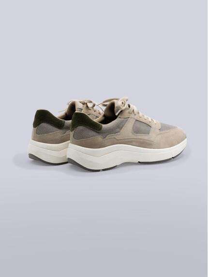 engbers Herren Sneaker mit Memory-Foam-Polsterung Beige 40339