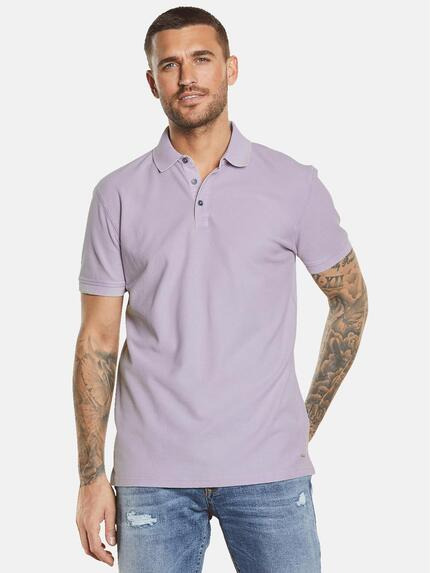 emilio adani Polo-Shirt uni Flieder