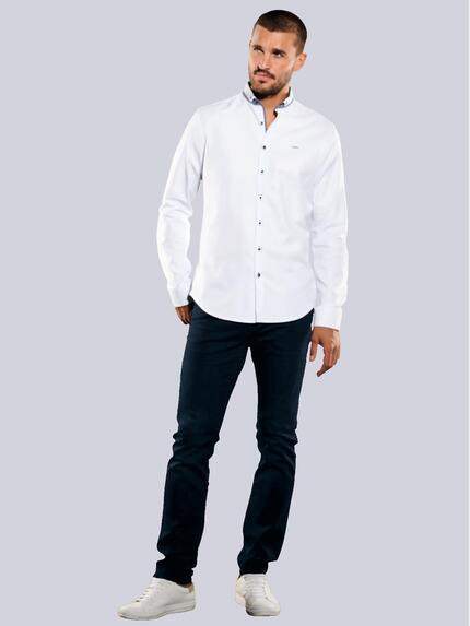emilio adani Herren Langarm-Hemd uni Blau 35778 emilio adani Herren Langarm-Hemd uni Blau 35778