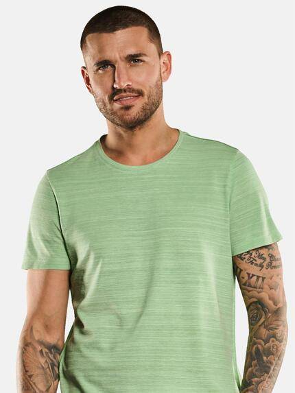 emilio adani Herren Rundhals T-Shirt Grün 31734 emilio adani Herren Rundhals T-Shirt Grün 31734