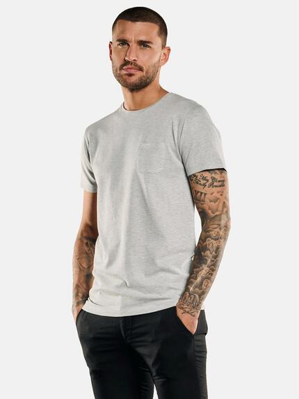 emilio adani T-Shirt gestreift Silbergrau