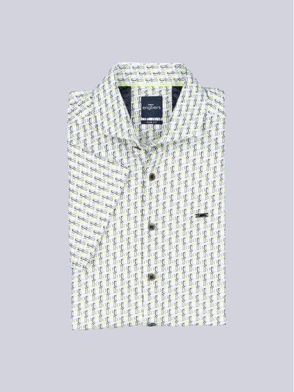 engbers Herren Kurzarm-Hemd gemustert Hellgruen 38951 engbers Herren Kurzarm-Hemd gemustert Hellgruen 38951