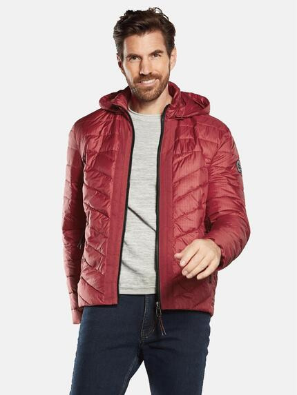 engbers Steppjacke mit abnehmbarer Kapuze Rot