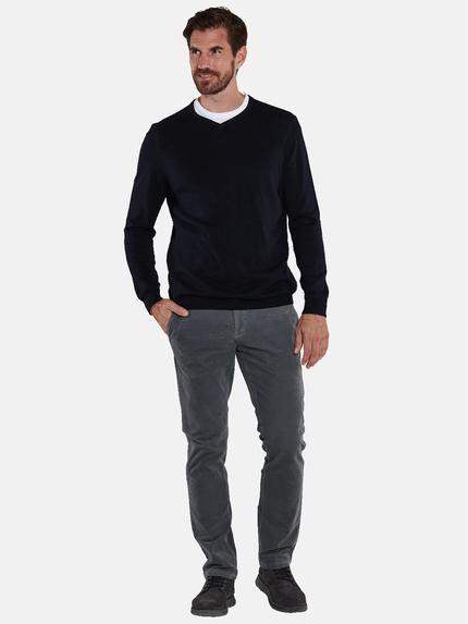 engbers Herren Pullover uni Blau 35849 engbers Herren Pullover uni Blau 35849