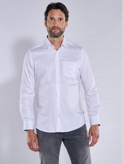 engbers Herren Langarm-Hemd "My Favorite" Reinweiss 35450