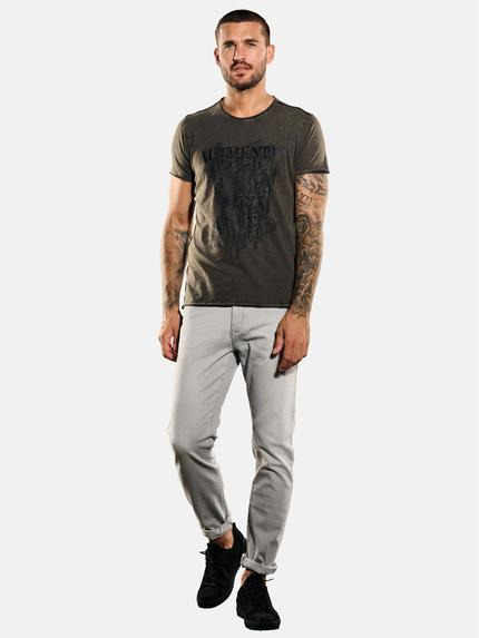 emilio adani Herren T-Shirt slim fit Braun 35348 emilio adani Herren T-Shirt slim fit Braun 35348