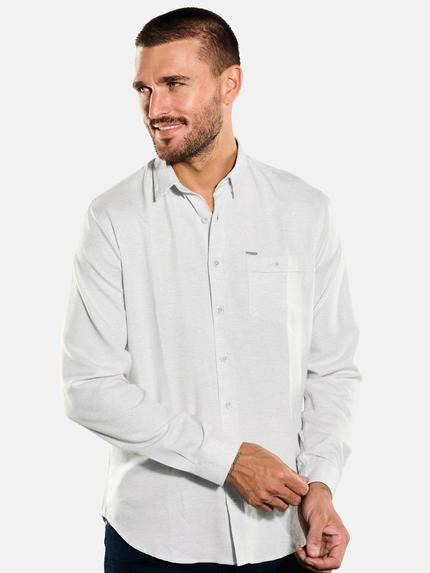 emilio adani Herren Langarm-Hemd uni Grau 35463 emilio adani Herren Langarm-Hemd uni Grau 35463