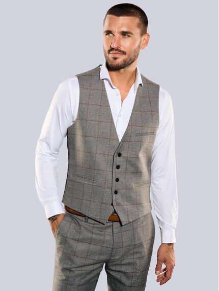emilio adani Sakko-Weste slim fit Hellbraun
