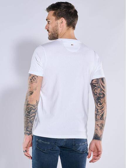 emilio adani Herren T-Shirt regular Weiß 38956 emilio adani Herren T-Shirt regular Weiß 38956