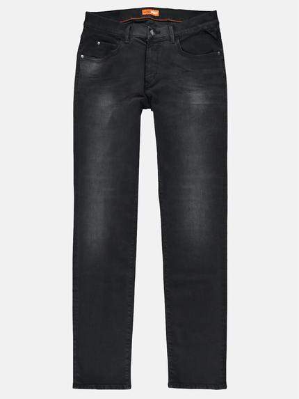 emilio adani Herren softe Used-Denim Schwarz 28945 emilio adani Herren softe Used-Denim Schwarz 28945
