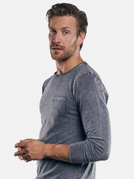 emilio adani Herren Rundhals Shirt Grau 30316 emilio adani Herren Rundhals Shirt Grau 30316