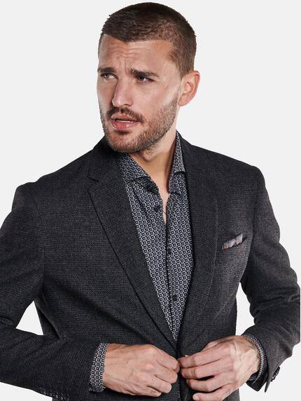 emilio adani Herren Sakko gemustert Grau 33568 emilio adani Herren Sakko gemustert Grau 33568