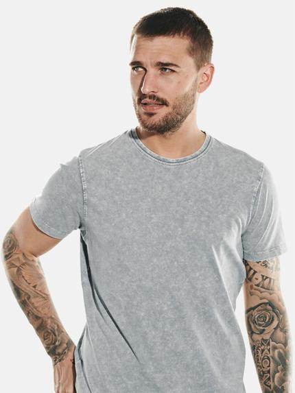 emilio adani Herren T-Shirt rundhals Grau 31757