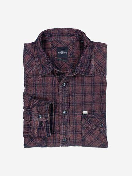 engbers Herren Langarm-Hemd kariert Hellrot 37778 engbers Herren Langarm-Hemd kariert Hellrot 37778