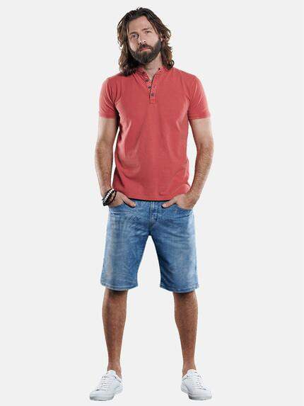 emilio adani Herren Poloshirt mit authentischem Farbeffekt Rot 29678 emilio adani Herren Poloshirt mit authentischem Farbeffekt Rot 29678