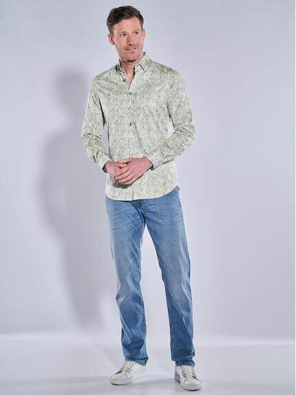 ENGBERS GERMANY Herren Langarm-Hemd mit Satinanteil Hellgruen 38544 ENGBERS GERMANY Herren Langarm-Hemd mit Satinanteil Hellgruen 38544