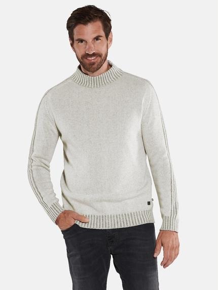 ENGBERS GERMANY Pullover mit Cashmere Hellgrau