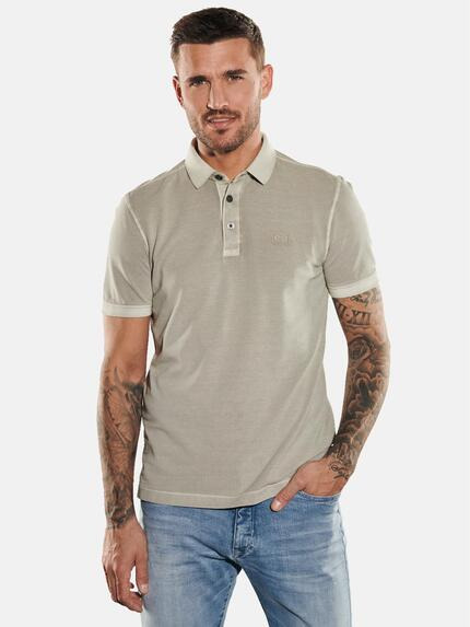 emilio adani Polo-Shirt slim fit Braunbeige