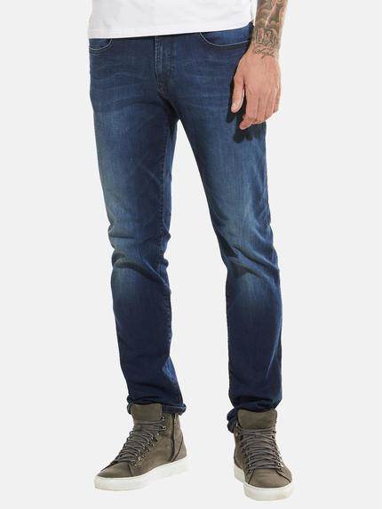emilio adani Dark Blue Denim mit Highstretch Saphirblau