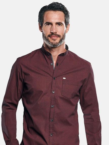 engbers Herren Comfort-Stretch-Hemd Karminrot 31275 engbers Herren Comfort-Stretch-Hemd Karminrot 31275